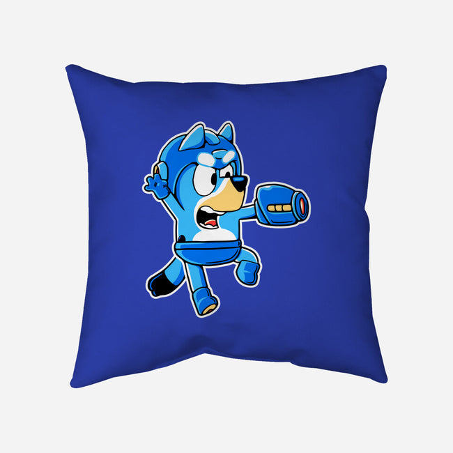 Bluey Bomber-None-Removable Cover-Throw Pillow-naomori