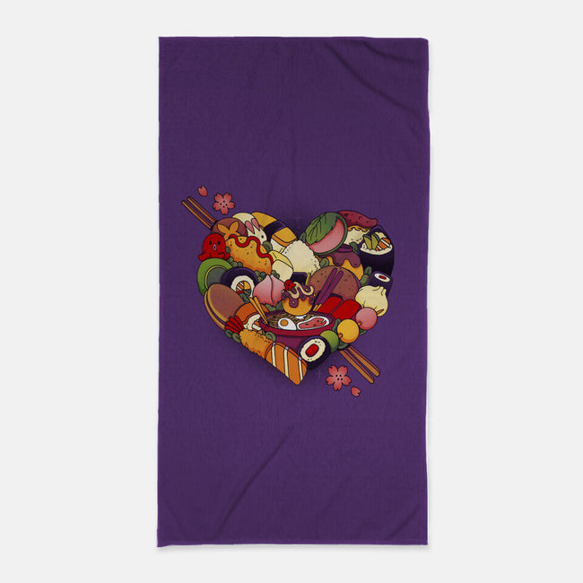 Japan Love-None-Beach-Towel-Vallina84