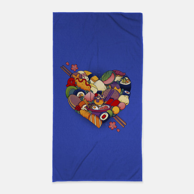 Japan Love-None-Beach-Towel-Vallina84