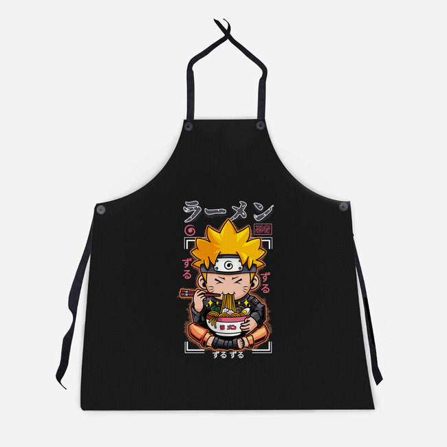 Ninja Noodles-Unisex-Kitchen-Apron-mystic_potlot