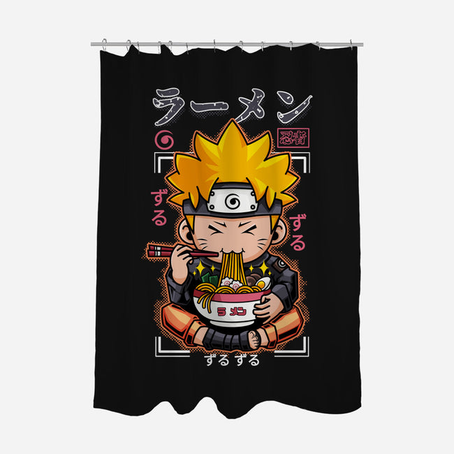 Ninja Noodles-None-Polyester-Shower Curtain-mystic_potlot