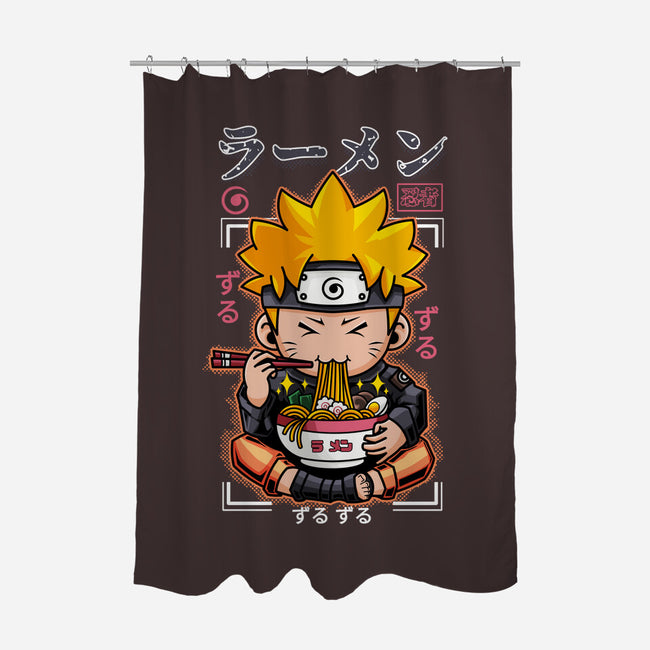 Ninja Noodles-None-Polyester-Shower Curtain-mystic_potlot