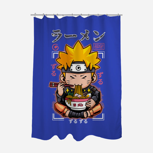 Ninja Noodles-None-Polyester-Shower Curtain-mystic_potlot