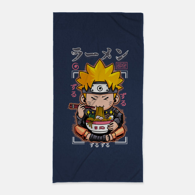 Ninja Noodles-None-Beach-Towel-mystic_potlot