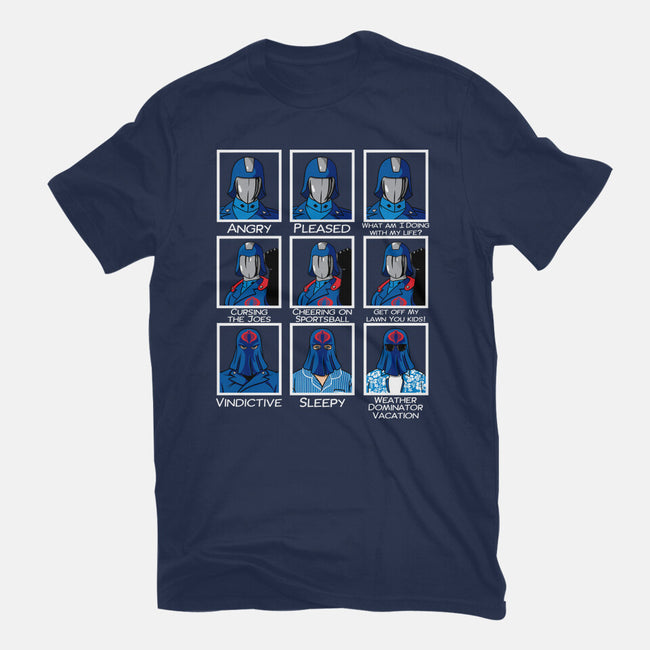 The Many Faces Of Cobra Commander-Unisex-Basic-Tee-SeamusAran