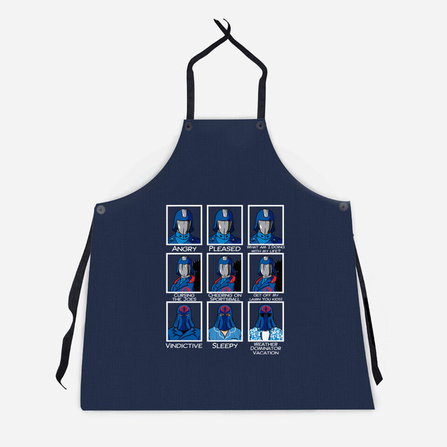 The Many Faces Of Cobra Commander-Unisex-Kitchen-Apron-SeamusAran