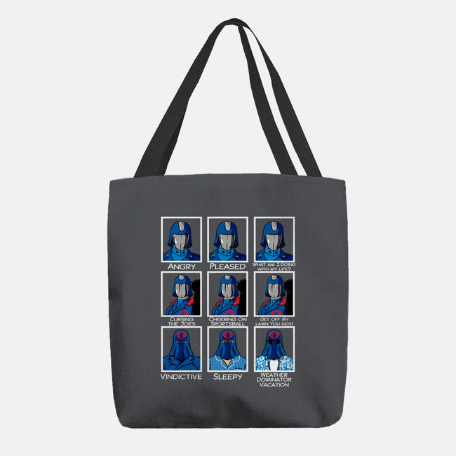 The Many Faces Of Cobra Commander-None-Basic Tote-Bag-SeamusAran