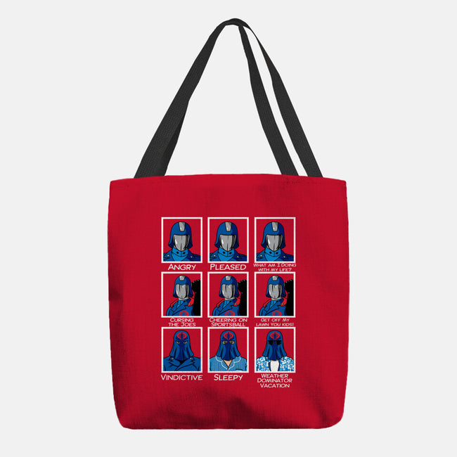 The Many Faces Of Cobra Commander-None-Basic Tote-Bag-SeamusAran