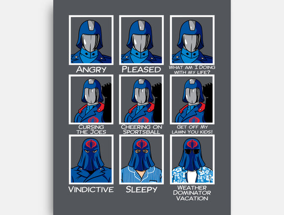 The Many Faces Of Cobra Commander