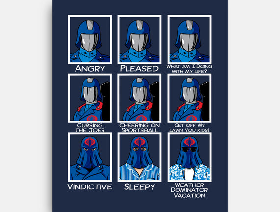 The Many Faces Of Cobra Commander