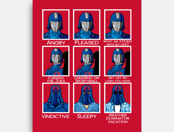 The Many Faces Of Cobra Commander