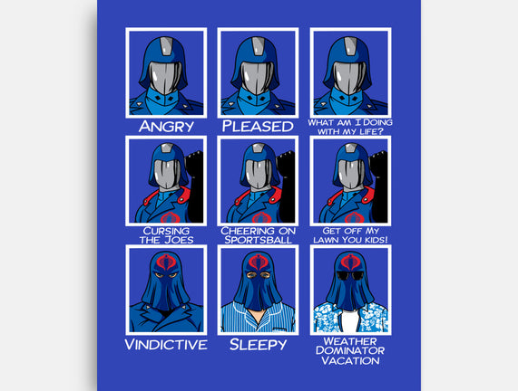 The Many Faces Of Cobra Commander