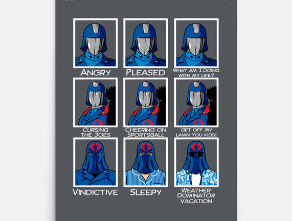 The Many Faces Of Cobra Commander