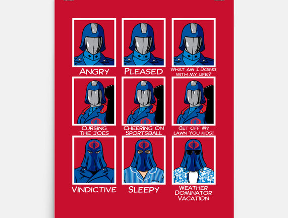 The Many Faces Of Cobra Commander