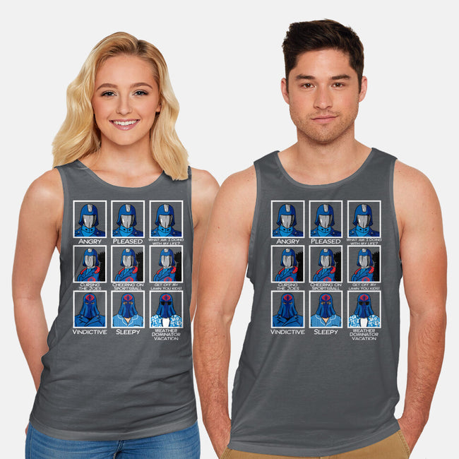 The Many Faces Of Cobra Commander-Unisex-Basic-Tank-SeamusAran