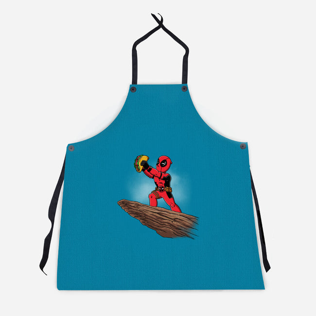 The Tacos King-Unisex-Kitchen-Apron-Barbadifuoco