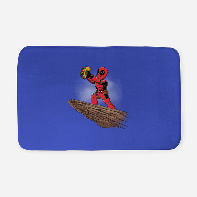 The Tacos King-None-Memory Foam-Bath Mat-Barbadifuoco