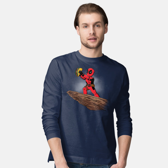 The Tacos King-Mens-Long Sleeved-Tee-Barbadifuoco