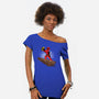 The Tacos King-Womens-Off Shoulder-Tee-Barbadifuoco