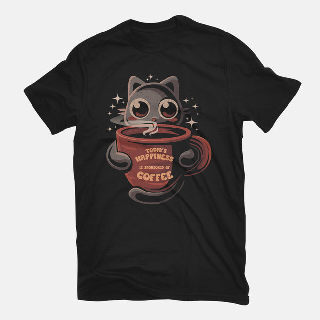 Happiness Sponsored By Coffee-Unisex-Basic-Tee-erion_designs