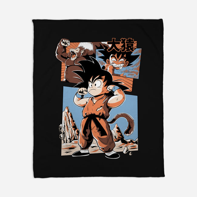 Oozaru-None-Fleece-Blanket-Nihon Bunka