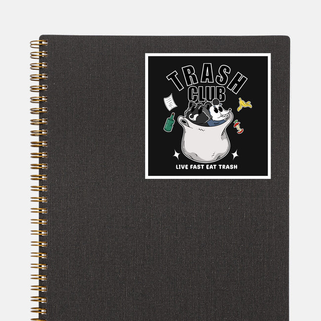 Trash Panda Club-None-Glossy-Sticker-Tri haryadi