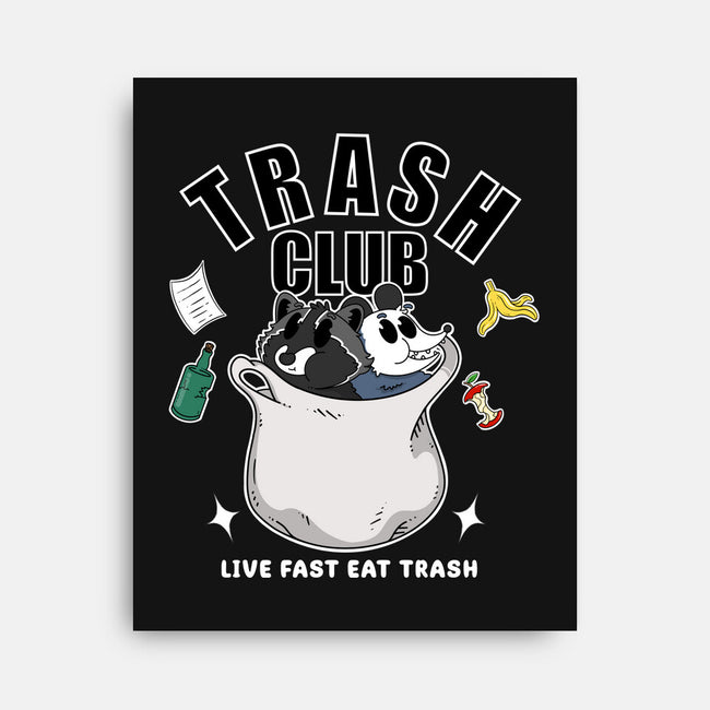 Trash Panda Club-None-Stretched-Canvas-Tri haryadi