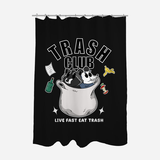 Trash Panda Club-None-Polyester-Shower Curtain-Tri haryadi