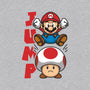 Toad Jump-Womens-Fitted-Tee-Astoumix