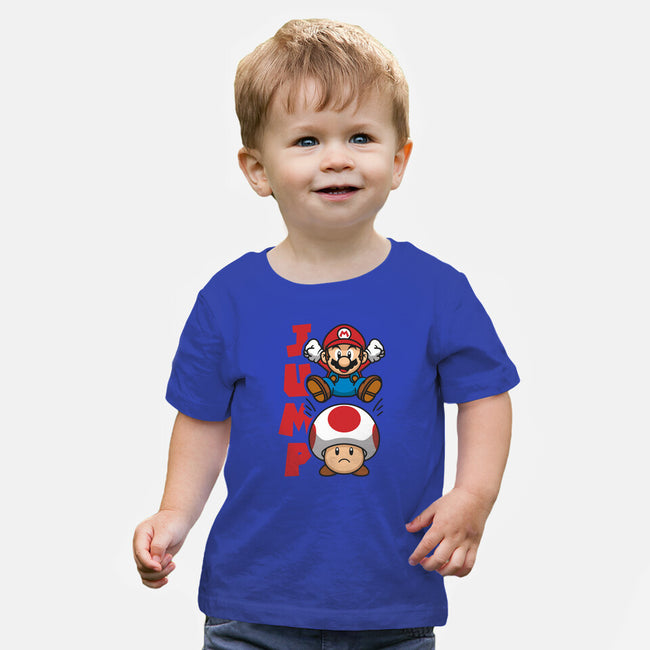 Toad Jump-Baby-Basic-Tee-Astoumix