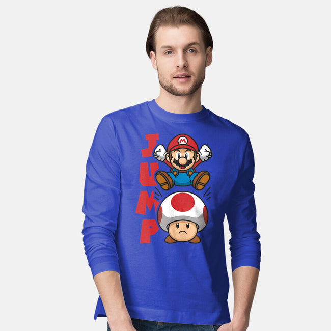 Toad Jump-Mens-Long Sleeved-Tee-Astoumix