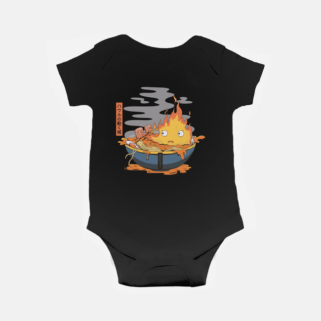 Calcifer Ramen-Baby-Basic-Onesie-Claudia