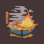 Calcifer Ramen-None-Polyester-Shower Curtain-Claudia