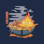 Calcifer Ramen-None-Removable Cover-Throw Pillow-Claudia