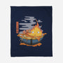 Calcifer Ramen-None-Fleece-Blanket-Claudia