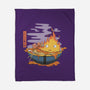 Calcifer Ramen-None-Fleece-Blanket-Claudia