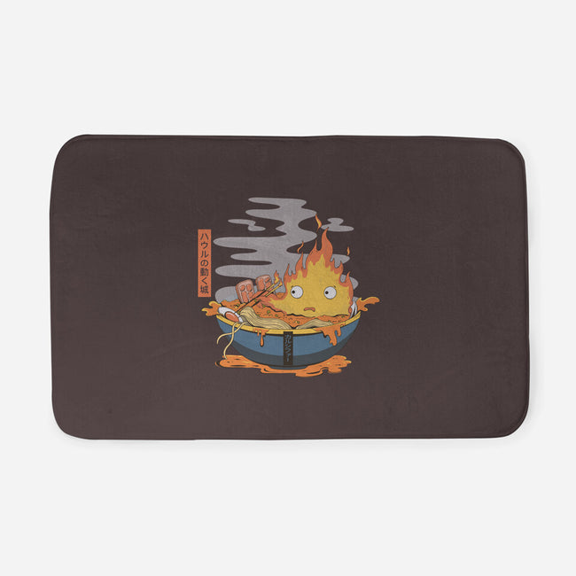 Calcifer Ramen-None-Memory Foam-Bath Mat-Claudia