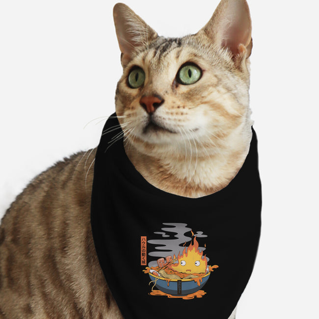 Calcifer Ramen-Cat-Bandana-Pet Collar-Claudia