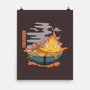 Calcifer Ramen-None-Matte-Poster-Claudia