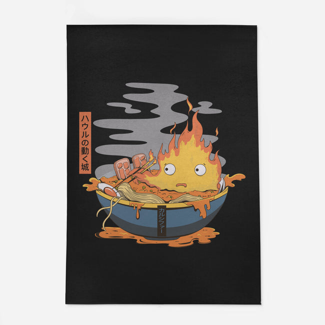 Calcifer Ramen-None-Indoor-Rug-Claudia