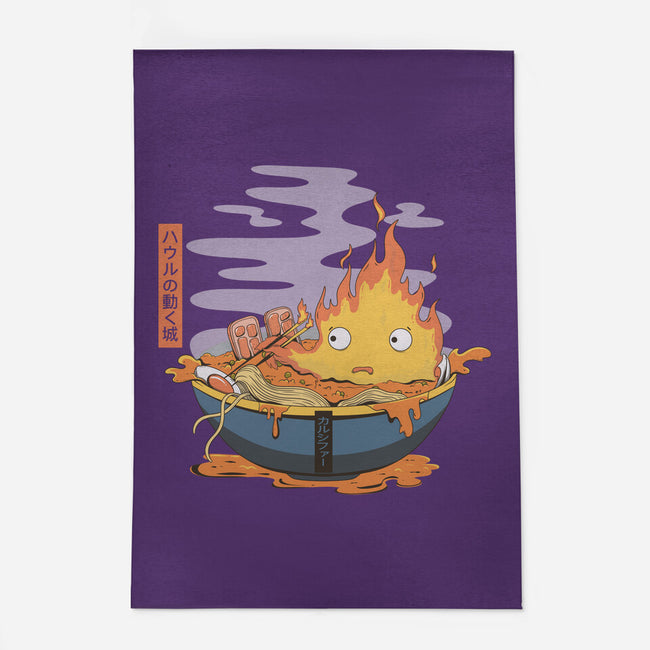 Calcifer Ramen-None-Indoor-Rug-Claudia