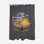 Calcifer Ramen-None-Polyester-Shower Curtain-Claudia