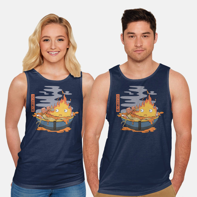 Calcifer Ramen-Unisex-Basic-Tank-Claudia