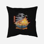 Calcifer Ramen-None-Removable Cover-Throw Pillow-Claudia