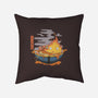 Calcifer Ramen-None-Removable Cover-Throw Pillow-Claudia