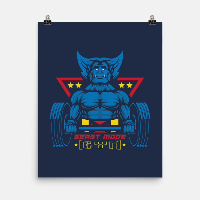 Beast Mode Gym-None-Matte-Poster-jrberger