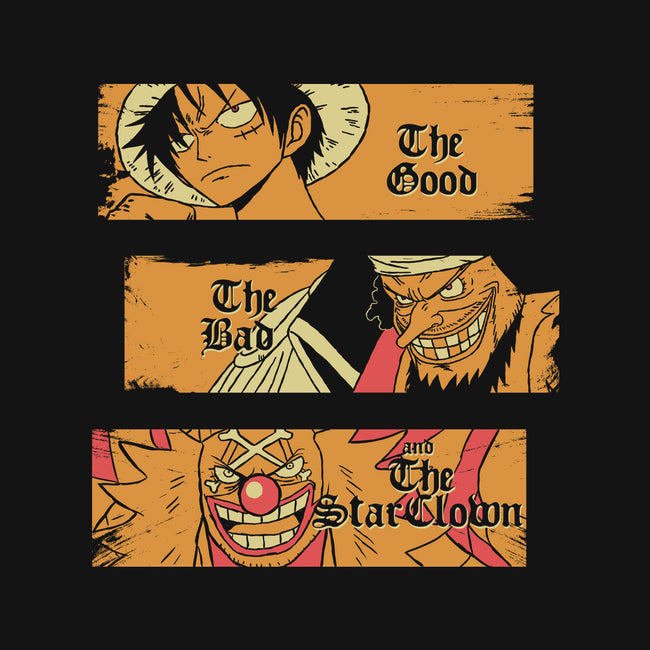 The Good The Bad And The Star Clown-Unisex-Basic-Tee-naomori