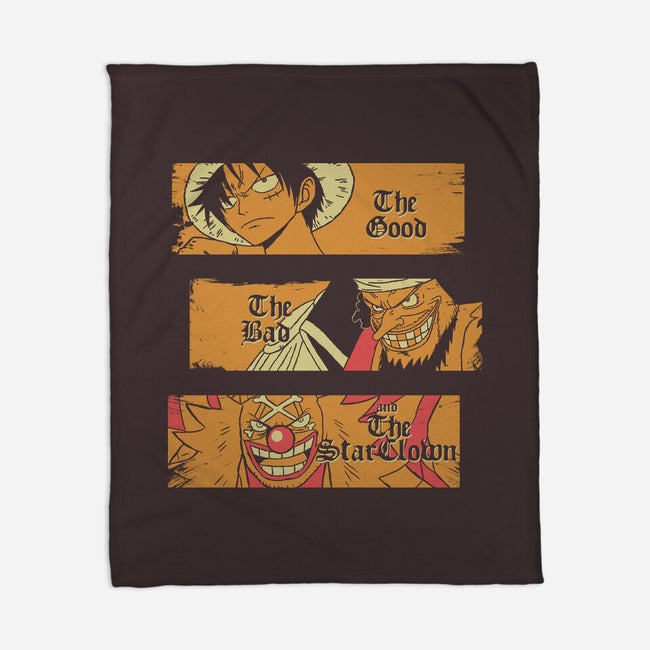 The Good The Bad And The Star Clown-None-Fleece-Blanket-naomori