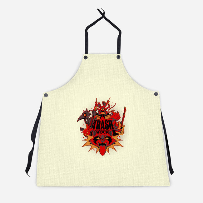 Trash Rock-Unisex-Kitchen-Apron-Kabuto Studio