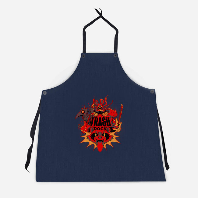 Trash Rock-Unisex-Kitchen-Apron-Kabuto Studio